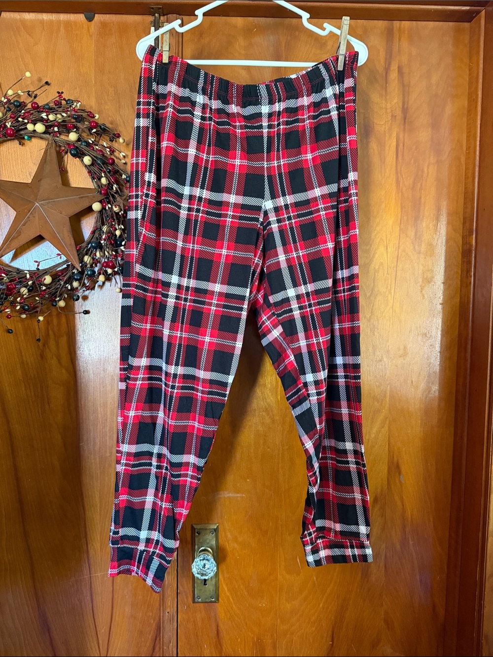 Red Plaid Lounge Pants